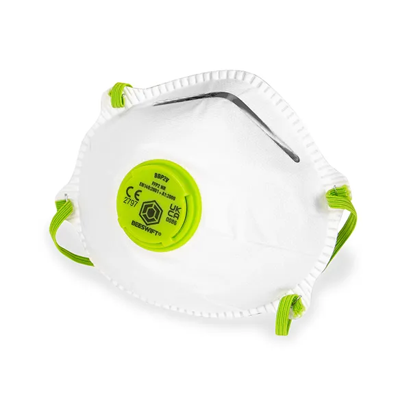 Beeswift P2 Contour Valved Mask (Box of 10) — White